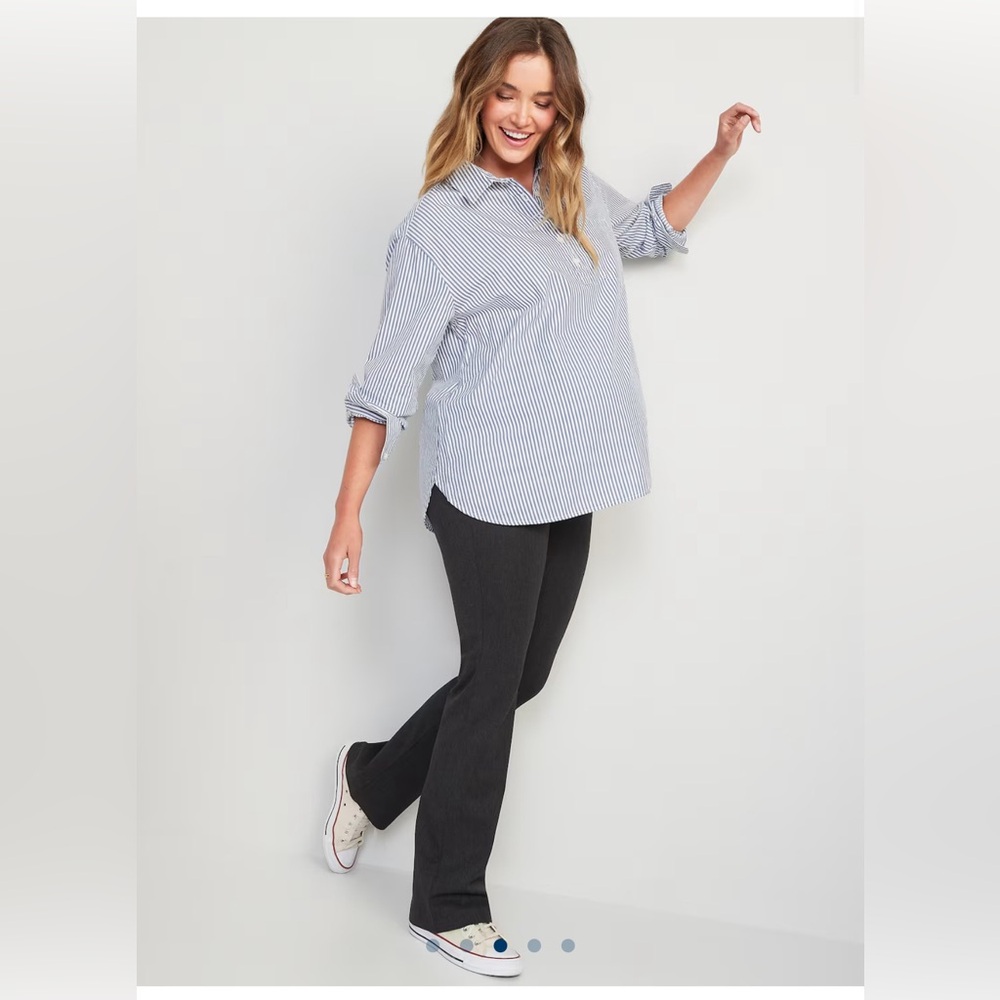 Old Navy maternity pixie flare pants sz 12